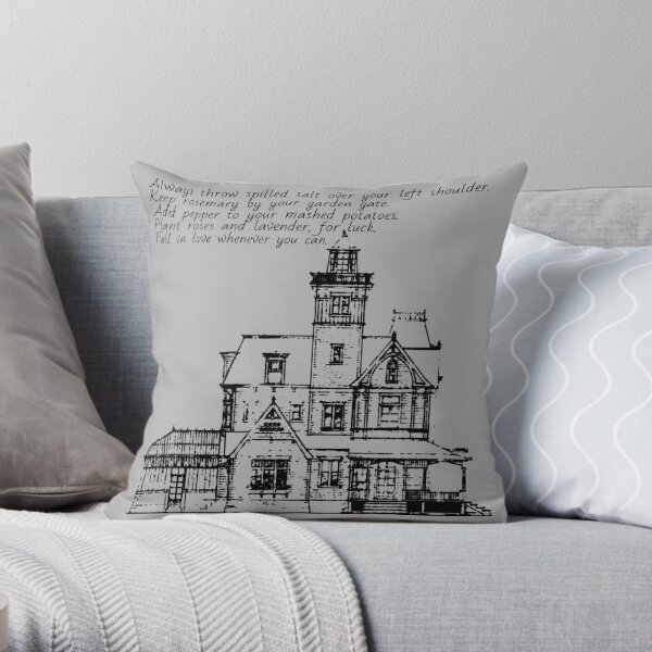 Farmhouse Rules Throw Pillow