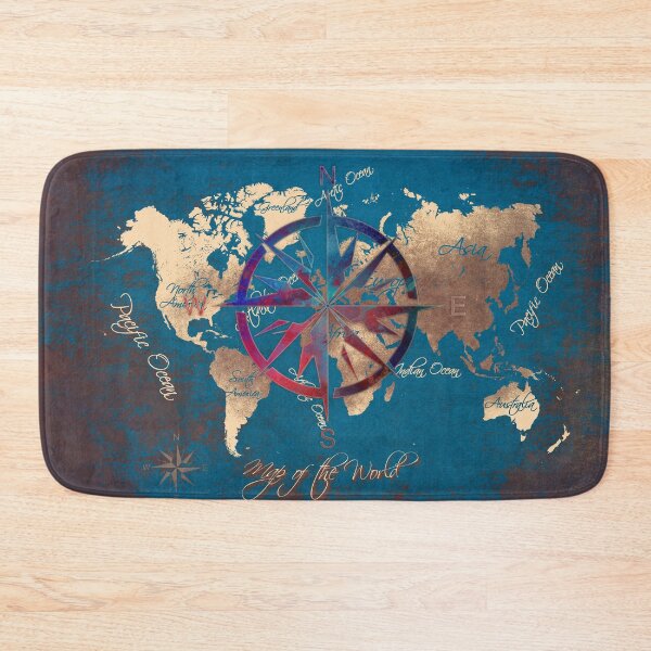 Item preview, world map wind rose 7 #worldmap #map designed and sold by JBJart.