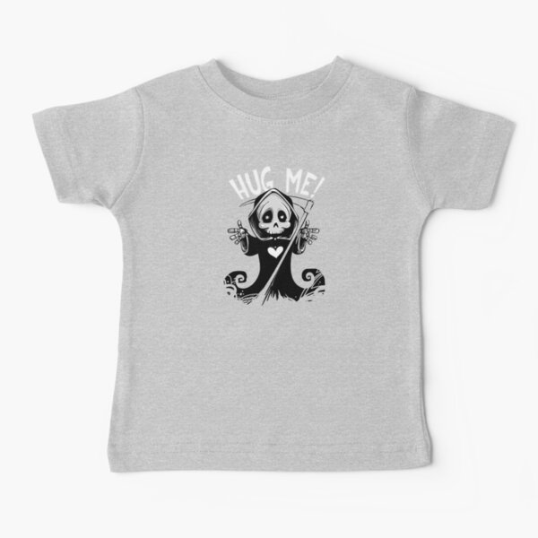 Kids Boys Girls Punk Skeleton T-Shirt Guitar Rock Goth Skull Biker Music