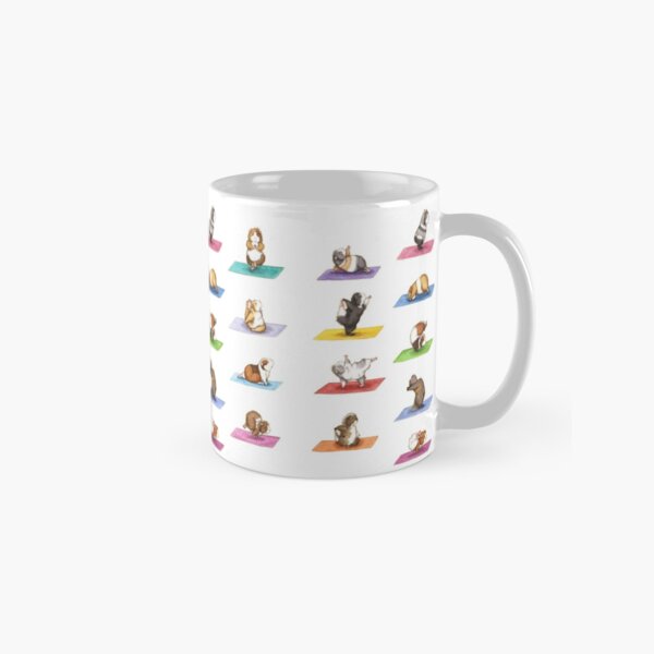 Meerschweinchen beim Yoga Tasse (Standard)