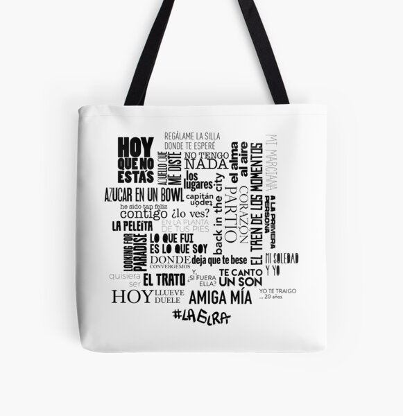 Letras Tote Bags for Sale