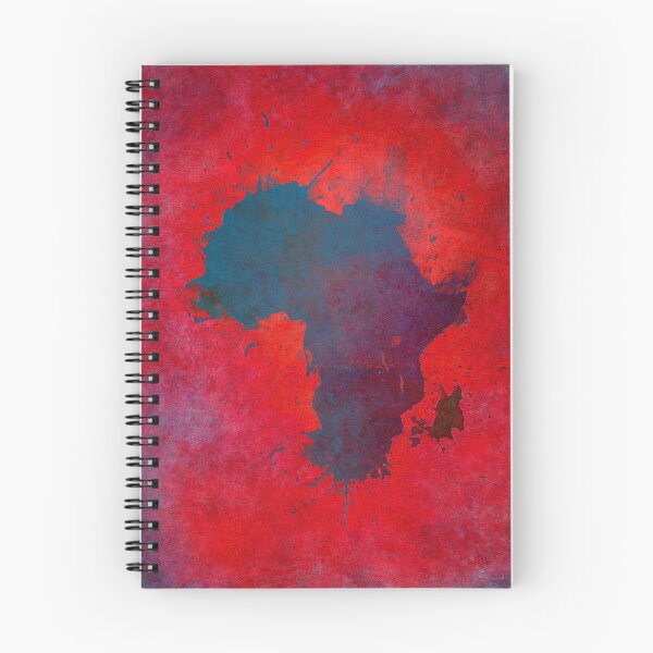 Item preview, Africa map 3D red blue #map #africa designed and sold by JBJart.