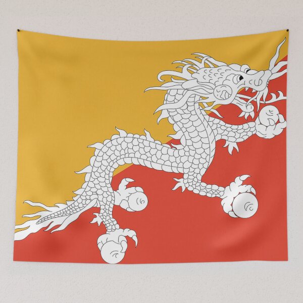 Item preview, Bhutan Flag designed and sold by gehri1tm.