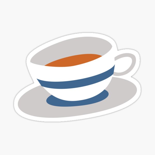 Teacup and Saucer Sticker