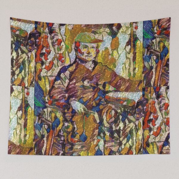 Item preview, Portrait of Johnny B. Baad designed and sold by DanBaran.