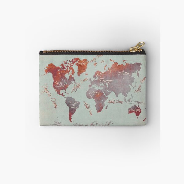 Item preview, world map 142 red grey #worldmap #map designed and sold by JBJart.