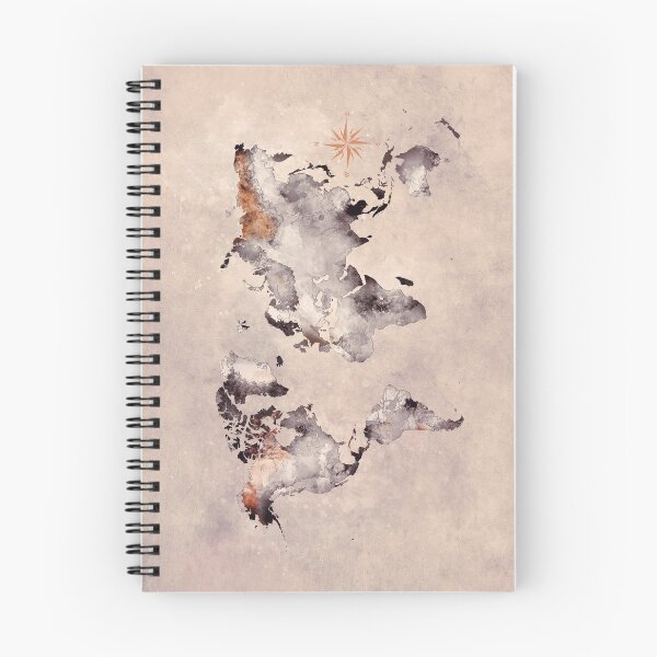 Item preview, world map grey brown #map #world designed and sold by JBJart.
