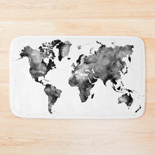 Item preview, map black and white #map #world designed and sold by JBJart.