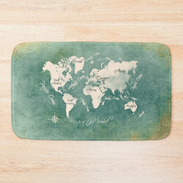 Item preview, world map 151 green white #worldmap #map designed and sold by JBJart.