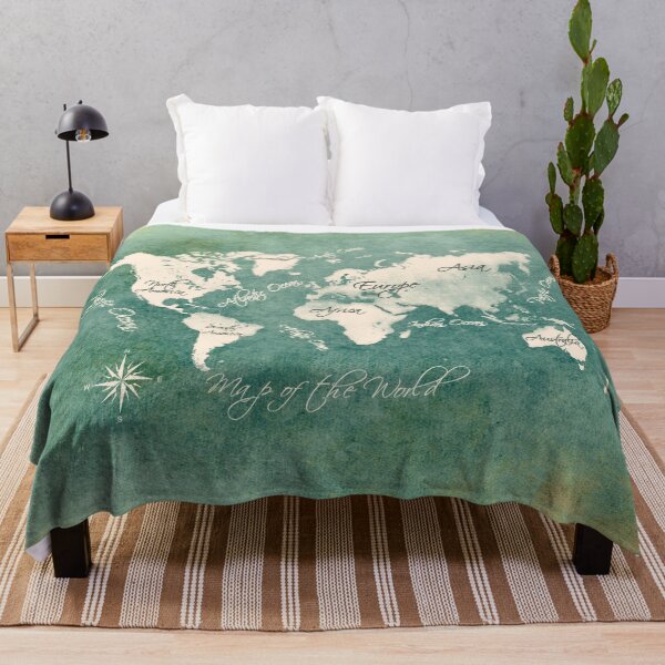 Item preview, world map 151 green white #worldmap #map designed and sold by JBJart.