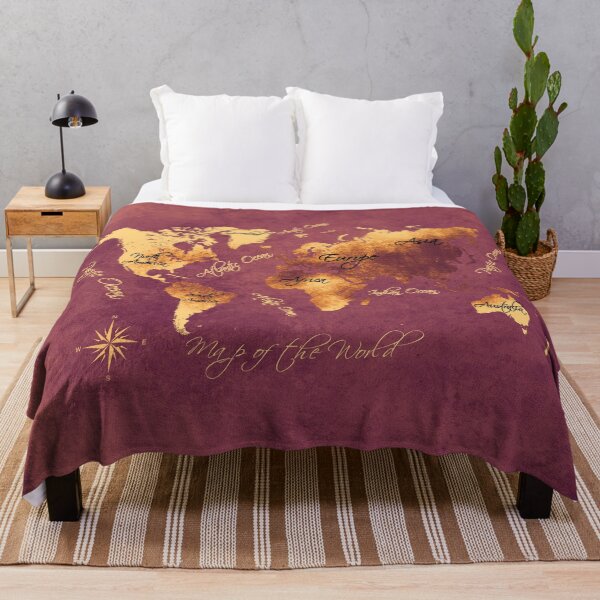 Item preview, world map 150 rose brown gold #worldmap #map designed and sold by JBJart.