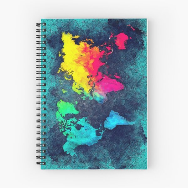 Item preview, world map colors #map #world designed and sold by JBJart.
