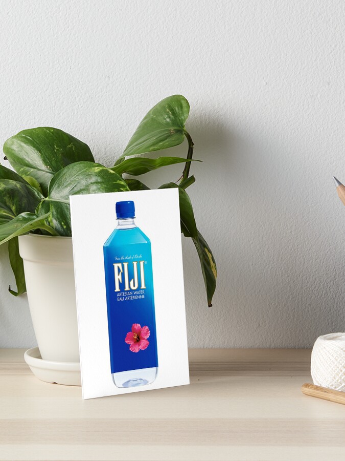 Aesthetic Fiji Water Bottle! Art Board Print for Sale by PennySoda