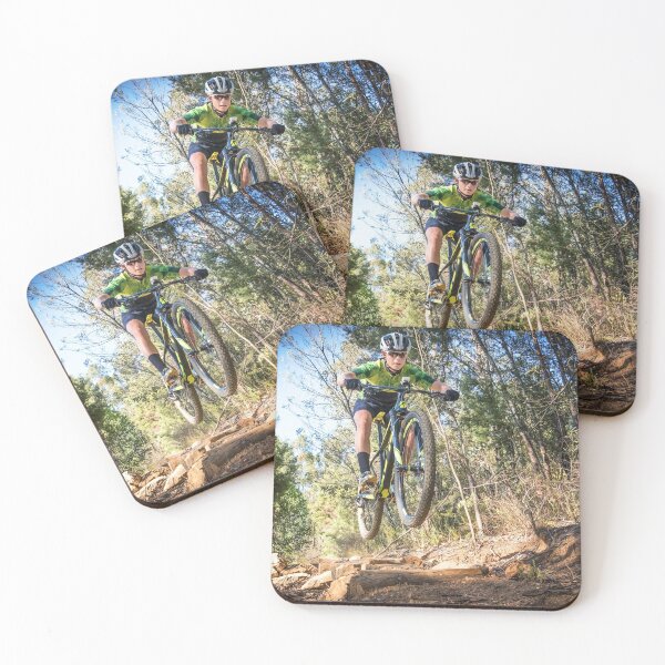 Item preview, Close up image of a mountain biker getting air designed and sold by Dan Edwards.