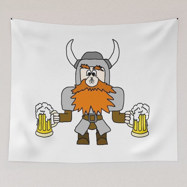 Item preview, Funny Viking with Fly on Nose designed and sold by imphavok.