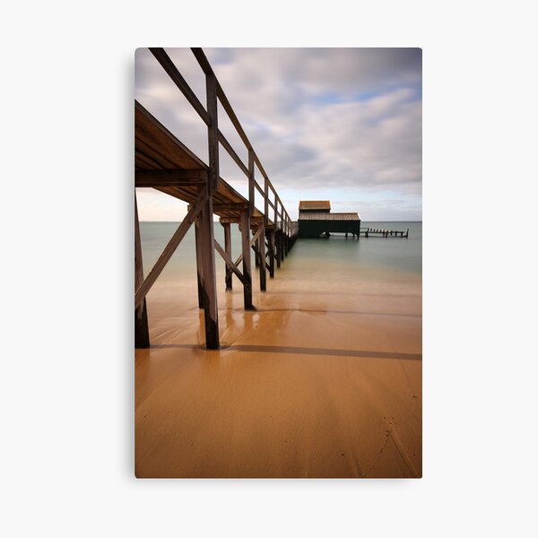 Civilization meets the Sea Canvas Print
