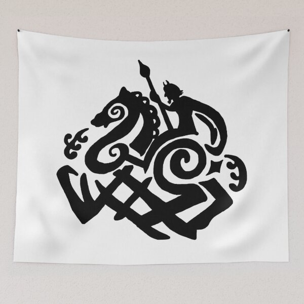 Item preview, Norse Odin and Sleipnir Celtic Design designed and sold by imphavok.
