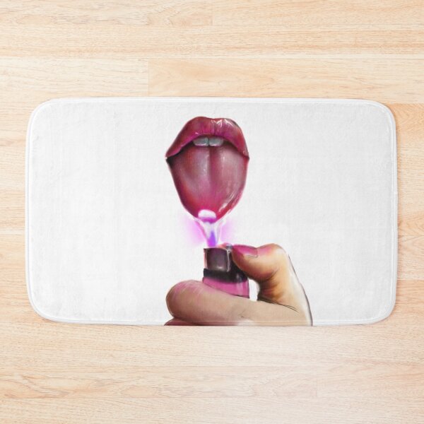 Item preview, Lips Only I Am A God Totally White designed and sold by ArtInPi.