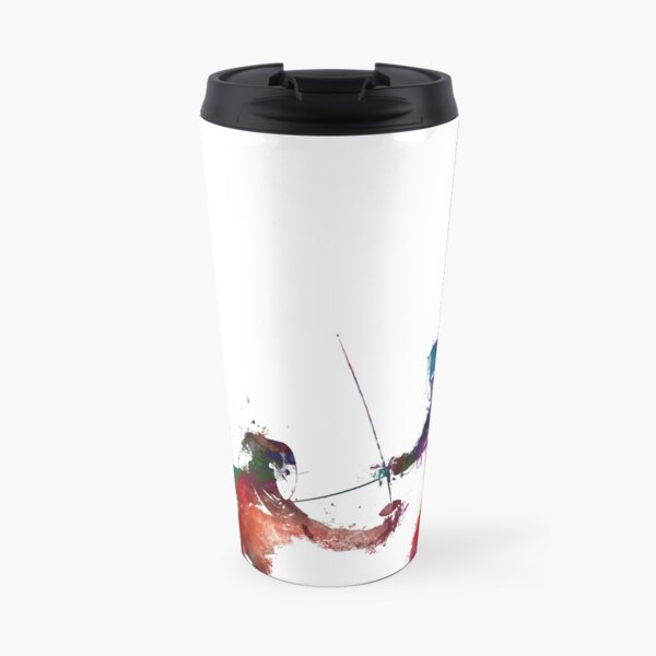 Fencing sport art #fencing Travel Mug
