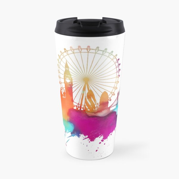 London skyline watercolor Travel Mug