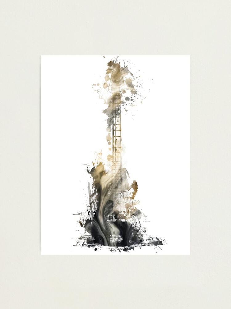 Alternate view of Blues guitar #guitar #music Photographic Print