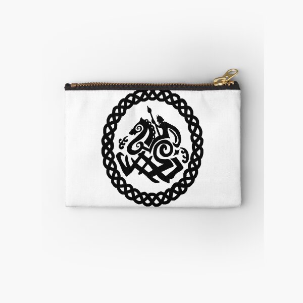 Item preview, Norse Odin and Sleipnir in Celtic Knot Circle designed and sold by imphavok.