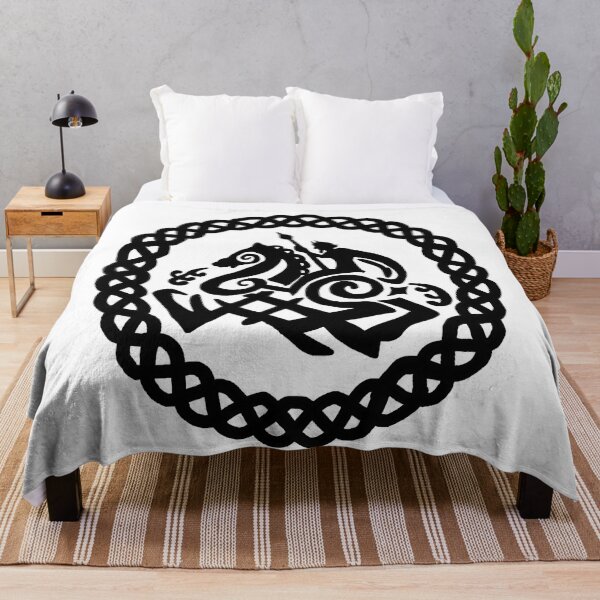 Item preview, Norse Odin and Sleipnir in Celtic Knot Circle designed and sold by imphavok.