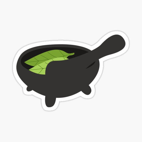 Herbology Mortar and Pestle Sticker