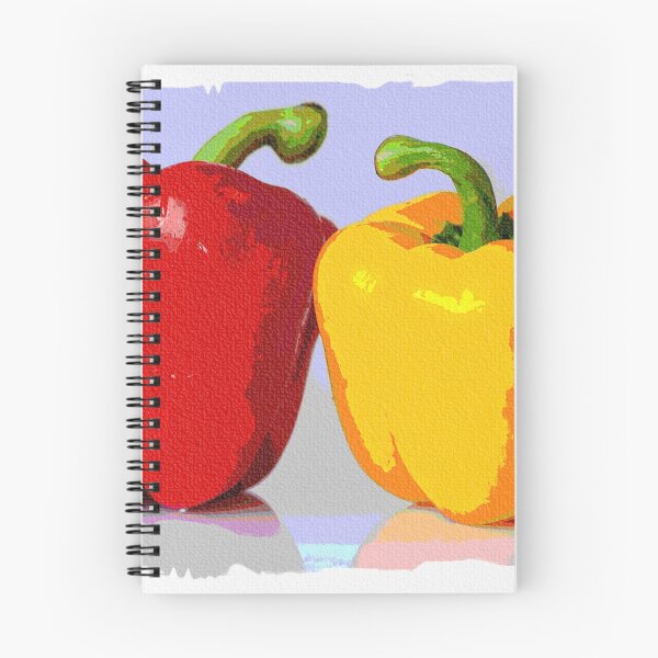 Item preview, Pretty Posterized Pepper Pair designed and sold by Rene Crystal.