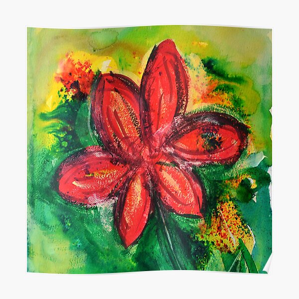Sommerblume Poster