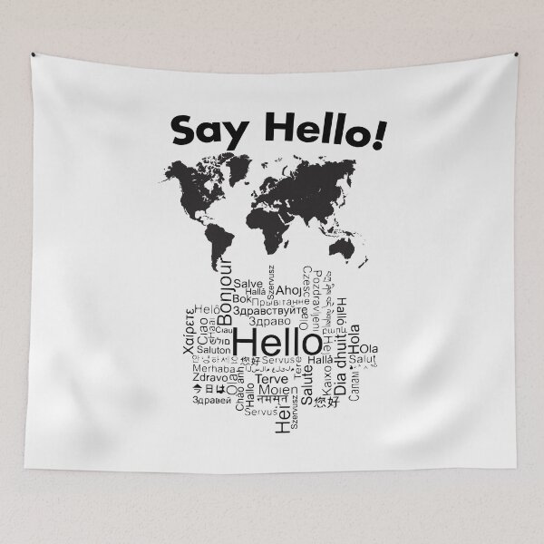 Item preview, Say Hello ! designed and sold by creativeliberty.