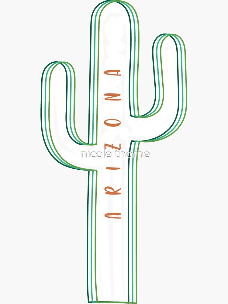 AZ Cactus Outline by nthorne8