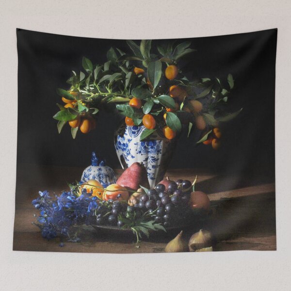 Item preview, Classic Dutch Masters-Style Arrangement of Fruit Art Photo designed and sold by DEC02.