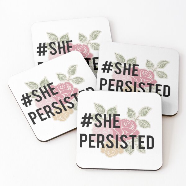 Item preview, #ShePersisted - She Persisted, Elizabeth Warren, Bernie Sanders designed and sold by GrasslandDesign.