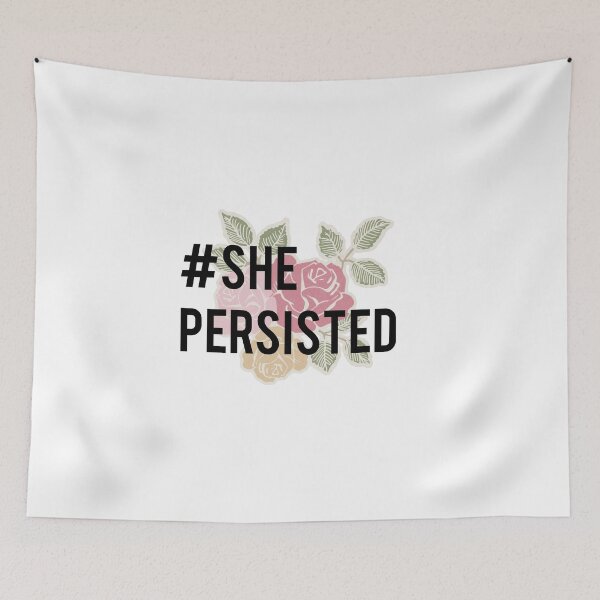 Item preview, #ShePersisted - She Persisted, Elizabeth Warren, Bernie Sanders designed and sold by GrasslandDesign.
