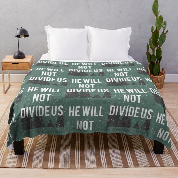 Item preview, He will not divide us designed and sold by GrasslandDesign.