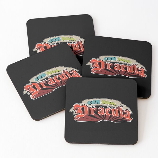Ooh Aah Dracula Coasters (Set of 4)