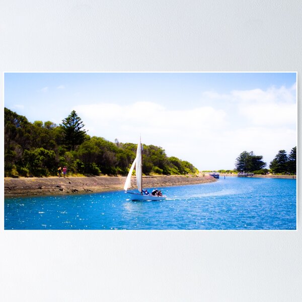 Item preview, Sailing down the Moyne River In Port Fairy designed and sold by visualimagery.