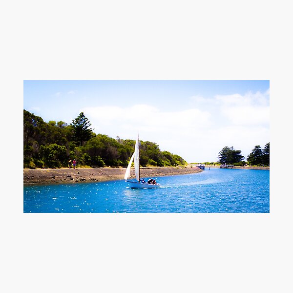 Item preview, Sailing down the Moyne River In Port Fairy designed and sold by visualimagery.