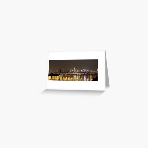 New York City at Night Greeting Card