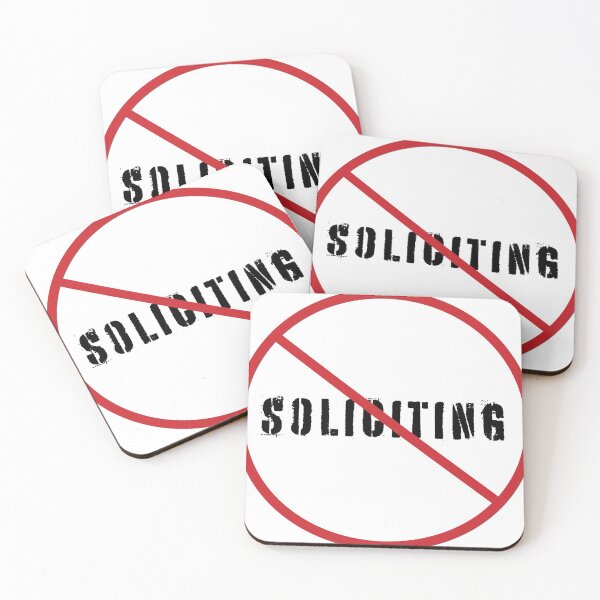 Item preview, NO SOLICITING designed and sold by signsbymiranda.