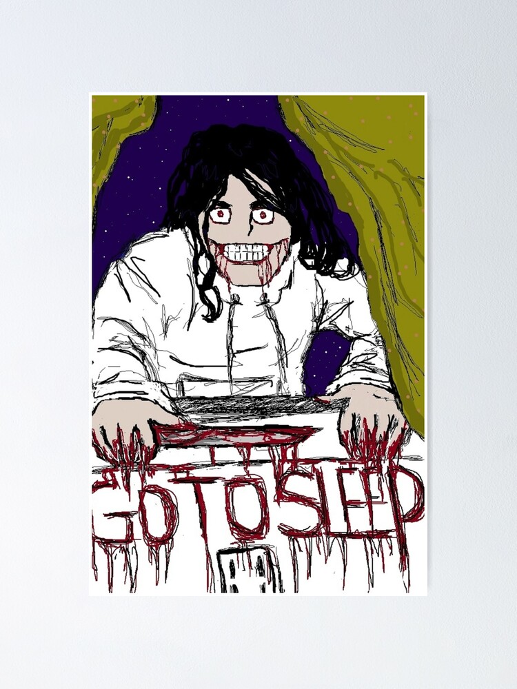 Jeff The Killer - Creepypasta Poster for Sale by AshsWhiz