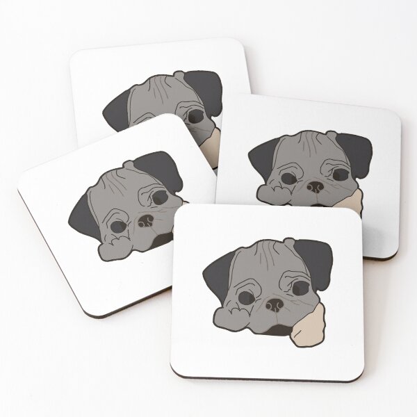Item preview, pug dog designed and sold by rice-shirts.