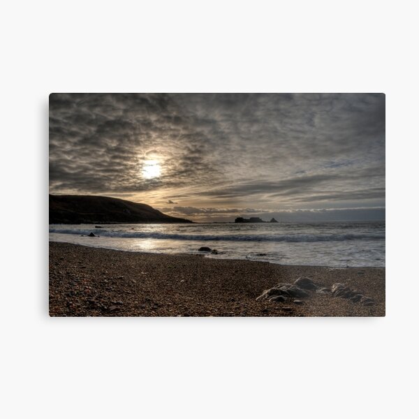 Clonque Bay, Alderney Metal Print
