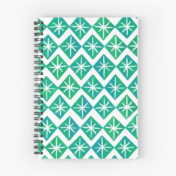 Item preview, Midcentury Starry Pattern - Blue and Green Palette designed and sold by Lori-Goree.