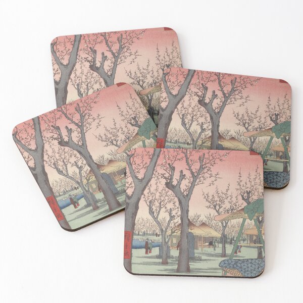 Item preview, Plum Garden Kamata Ukiyo-e Japanese Art designed and sold by VintageArchive.