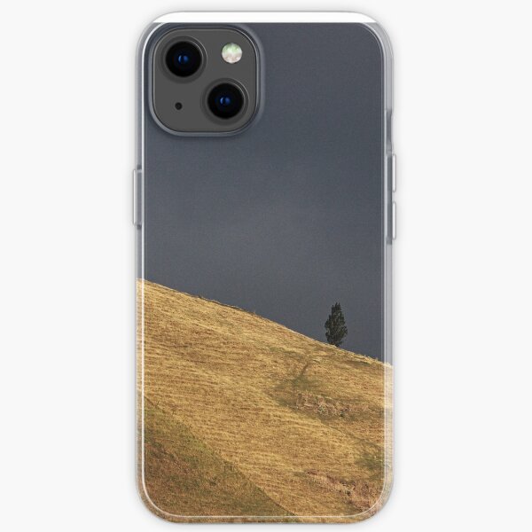 Dark sky shoulder iPhone Soft Case