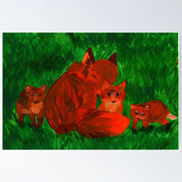 Item preview, Fox Family  designed and sold by Niina  Niskanen.