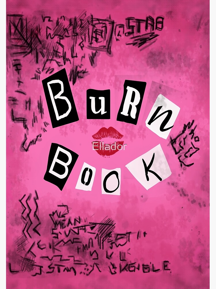 Mean Girls Burn Book Spiral Notebook