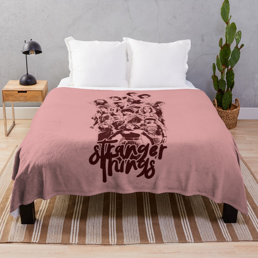 3 times stranger Throw Blanket